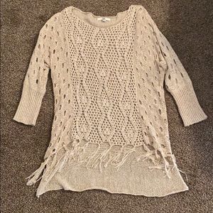 Cream sweater